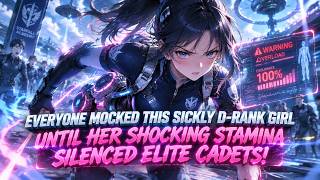 Everyone Mocked This Sickly D-Rank Girl Until Her Shocking Stamina Silenced Elite Cadets!