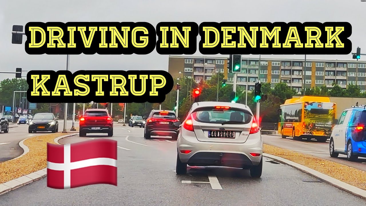 Driving in Denmark 🇩🇰 | From Amager to Rødovre via E20, Sjællandsbroen & Holbækmotorvejen