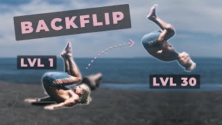 Extensive Backflip Tutorial - How To Learn With Minimal Equipment