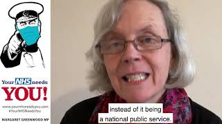 Thumbnail for Margaret Greenwood: "The NHS is under threat. The government wants to tear it up."