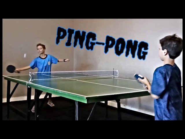 🏓 Jogando ping pong em uma mini mesa #VIVAPONG 