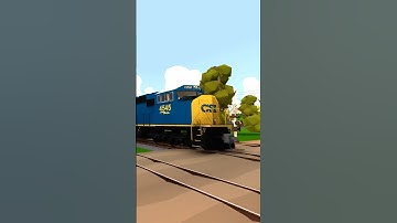 Rolling Line CSX Intermodal Train #shorts #gaming #rollingline #csx #intermodal #freighttrain