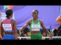 Tobi amusan crazy technique in women 100m hurdles 