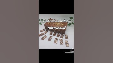 Epoxy Resin Domino Set.  (I have no right to this music!