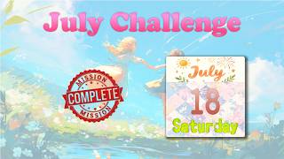 18th July 2026 5-Minute Calendar Puzzle Challenge