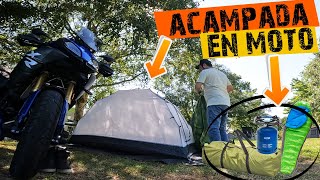 Cómo ACAMPAR en MOTO