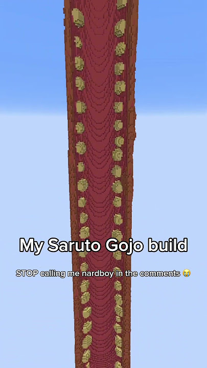 Gojo in Minecraft 🫡 #gojo #gojousatoru #jujutsukaisen #jjk #anime #fyp #minecraft #memes