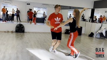 Tomek & Ola - Brazilian Zouk, hips & traveling headmovement, Warsaw