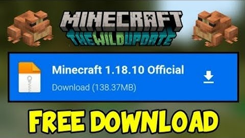 Download Minecraft Pocket Edition In Android || Official Update 2022|| Minecraft Pocket Edition 2022