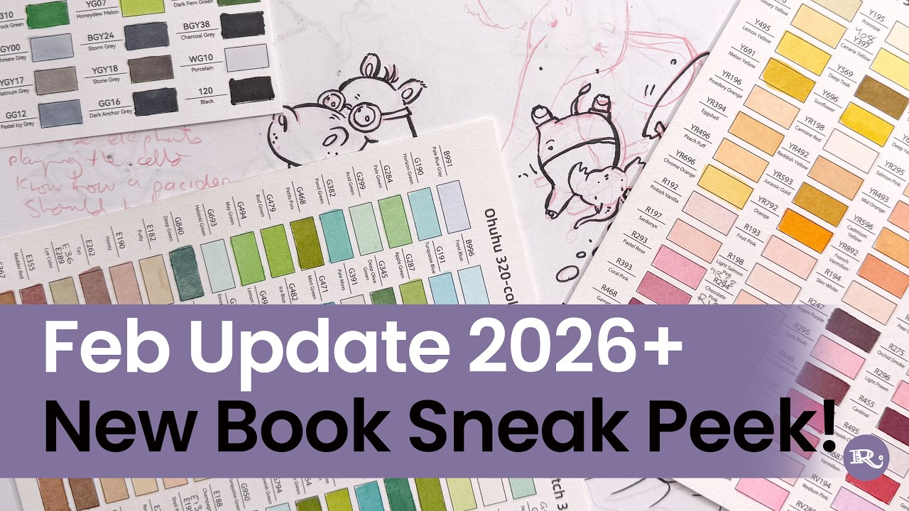 February Update - New Book Sneak Peek and #ColouringForCancer TLC Update