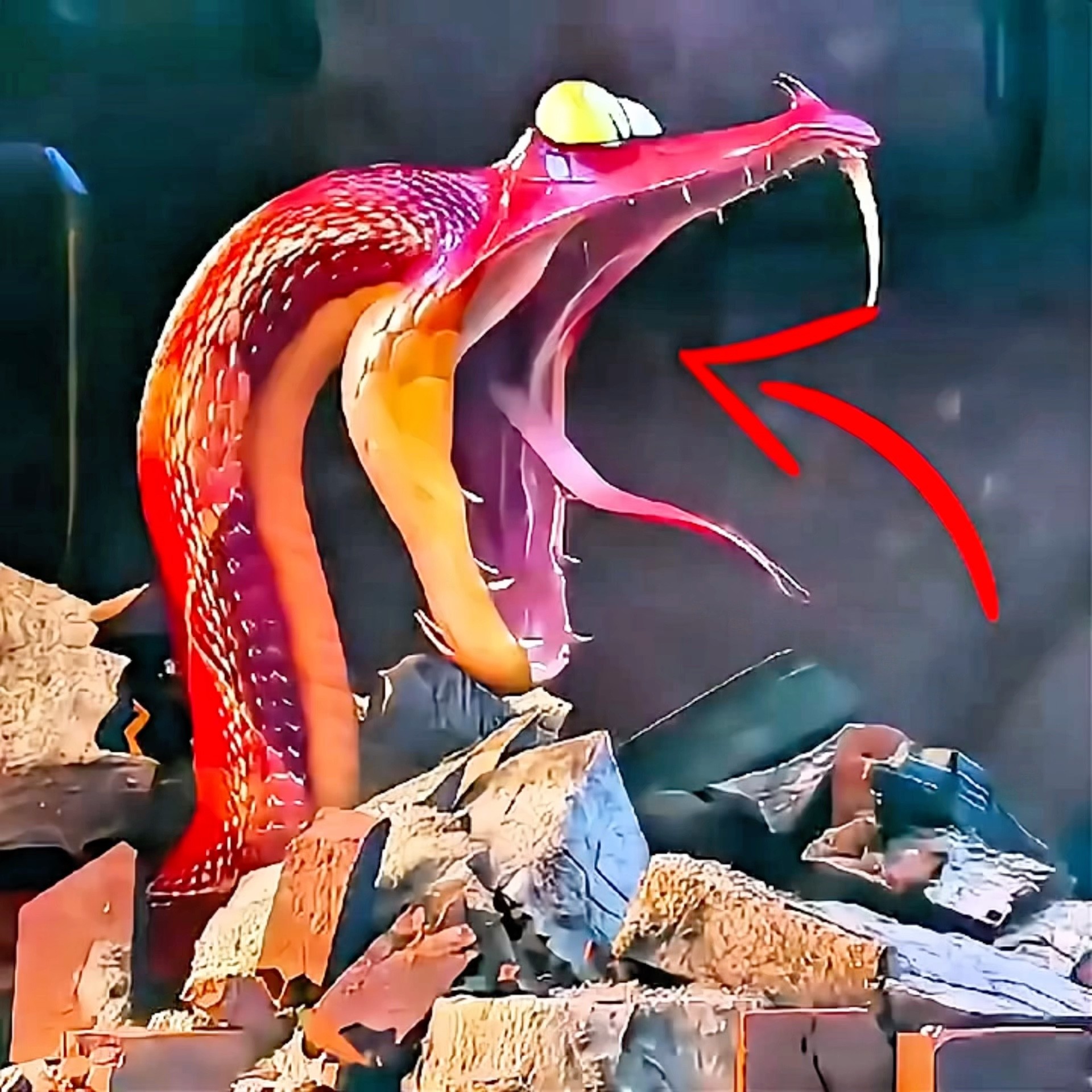 A COBRA LOUCA QUERIA PEGAR O CACHORRO #shorts