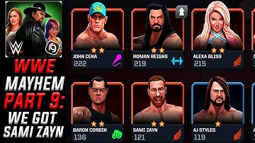 WWE Mayhem 2019 - WE GOT Sami - SwipeGameplay Walkthrough - Part 9  (iOS/Android)