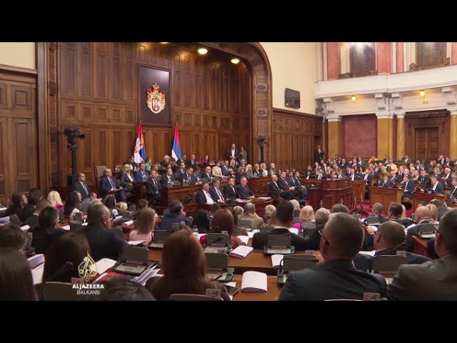 عرض برنابيتش خطة وتشكيل الحكومة الصربية الجديدة