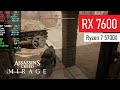 Assassin's Creed Mirage | RX 7600 8GB | Ryzen 7 5700X