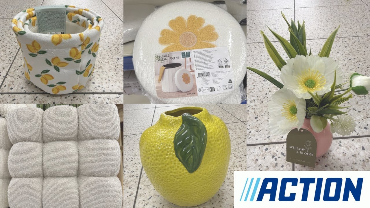 ACTION 💥BLUMENVASEN, KÖRBE, AUFBEWAHRUNGSGLÄSER UND MÖBEL BEI ACTION 😍