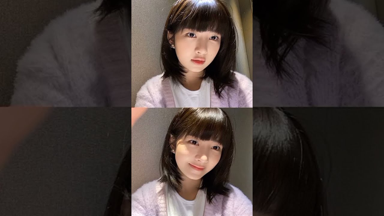 IVE REI LONG HAIR AND NO BANGS 