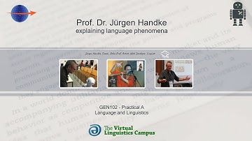 GEN102 - Practical A: Language & Linguistics