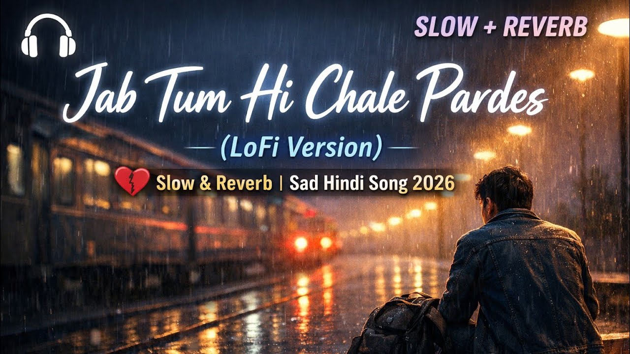 Jab Tum Hi Chale Pardes (LoFi Version) 💔 | Slow & Reverb | Sad Hindi Song 2026 | I AM DIVESH 