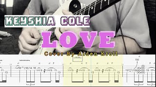 Love - Keyshia Cole ( Aiden Kroll Cover) Guitar TABS