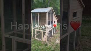 Out of the Box Chicken Coop! Simple setup and ready for our hens in no time. ❤️  #chickencoop