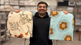 Export Quality Myra King Size Bed Sheets|  Rs 500 📞 8168672574 | 9729292536 | Free Shipping All 🇮🇳 