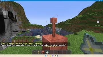 How to make a Thunder Shrine | VanillaTweaks