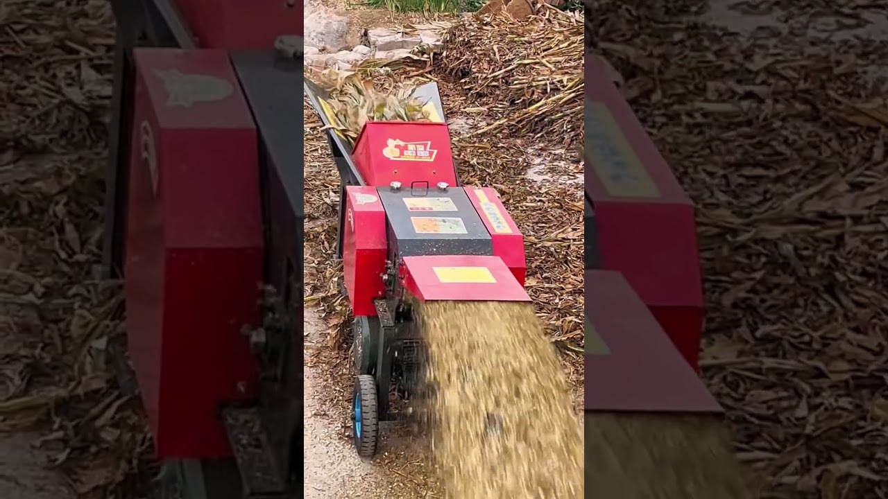 4.8 ton grass chopping, shredding and crushing machine, suitable for both wet and dry use