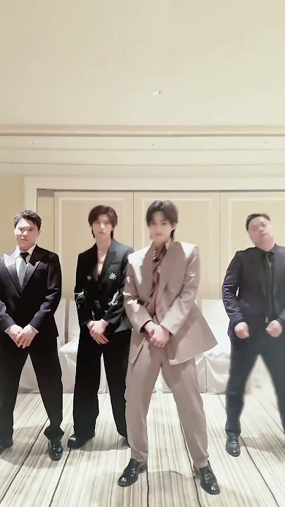 JUN Thunder Challenge with 'The Shadow's Edge' cast and director! #jun #junhui #wenjunhui #seventeen