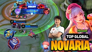 Novaria Best Build 2024 [ Novaria Top Global Gameplay ] By Gosu Hoon - Mobile Legends