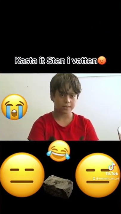 JAG KASTA STEN I VATTNET