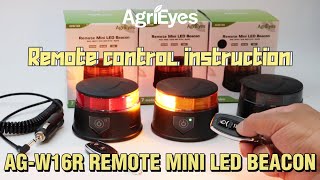 How to Resynchronize Lamps and Controllers for W16R, wireless beacon light, magnetic emergency light