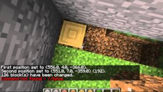 How to Easily Build Walls in Minecraft Using WorldEdit/Single Player Commands