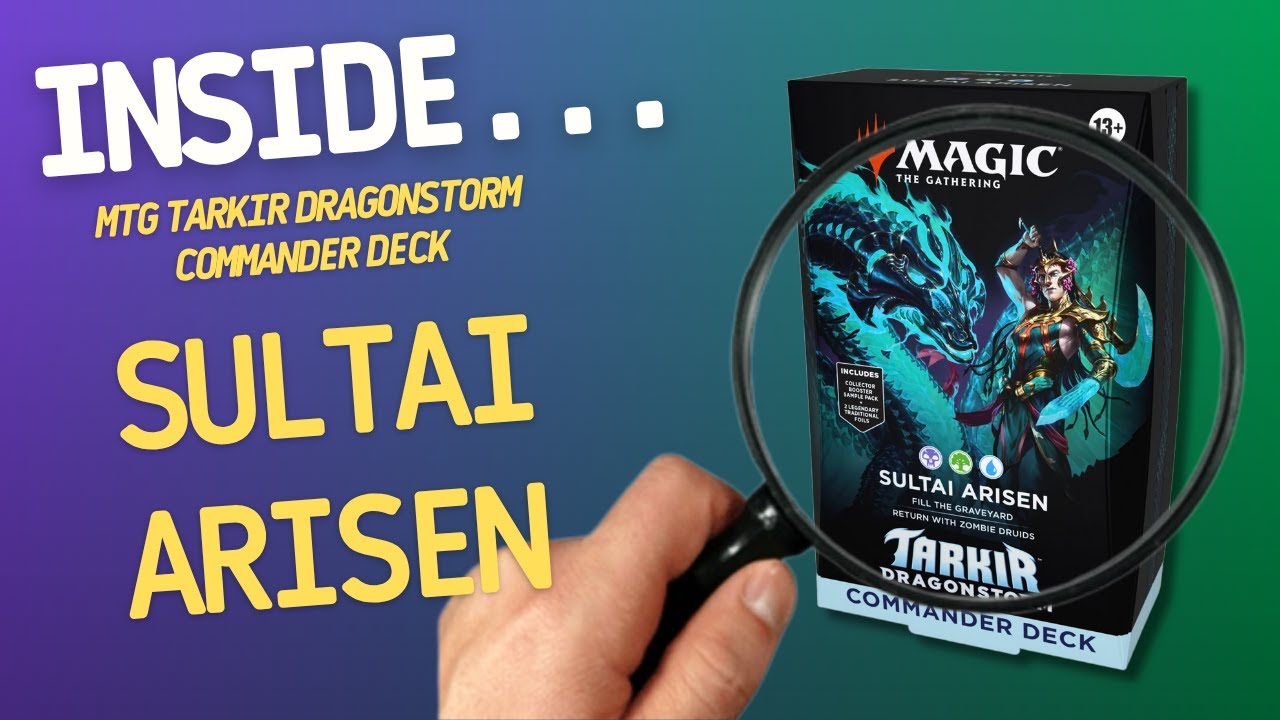 mtg sultai commander deck Magic: The Gathering Tarkir Dragonstorm Sultai Arisen Commander Deck