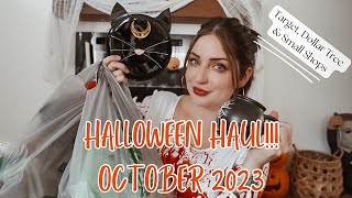 HALLOWEEN HAUL OCTOBER 2023 #halloweendecor #halloweenhaul #halloween2023 #target #dollartree