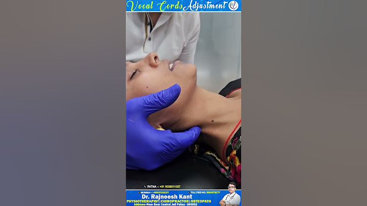 Vocal Cords Adjustment | Chiropractic Treatment | Dr.Rajneesh Kant | #rkm | #painfreeindia