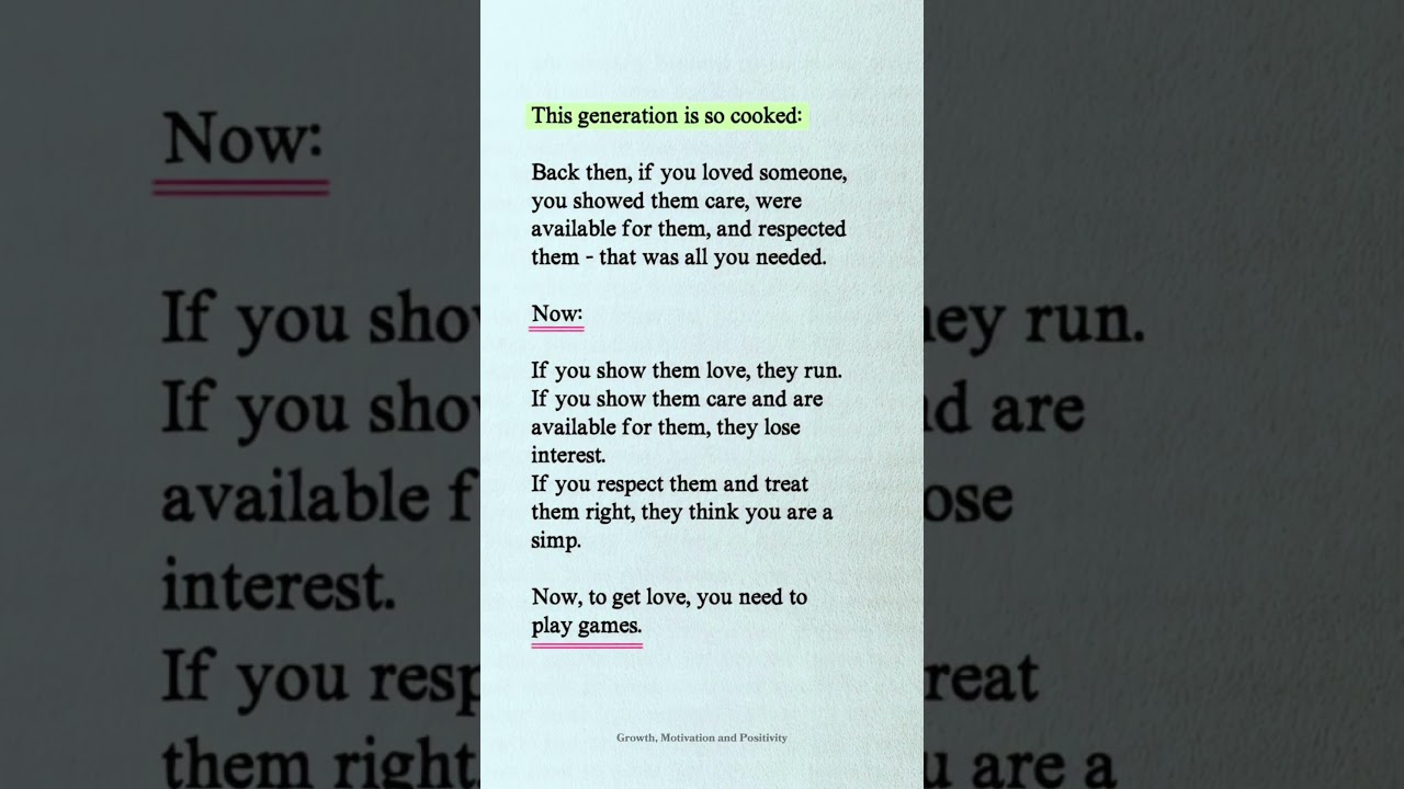 The Unfortunate Truth About Modern Love 