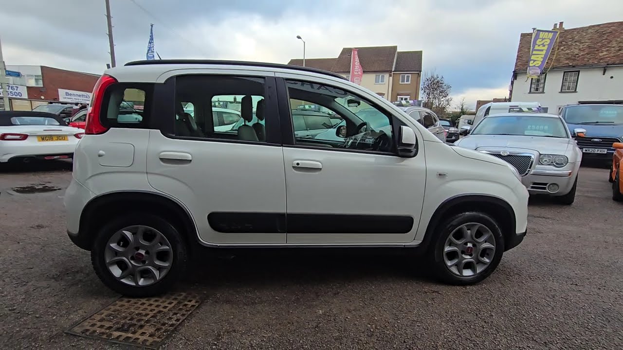 2013 62 Fiat Panda 0.9 TwinAir 4x4 Euro 5 (s/s) 5dr 48739 miles White £6350
