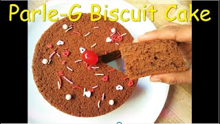 Parle-G Biscuit Cake | Easy Cake Recipe without Oven