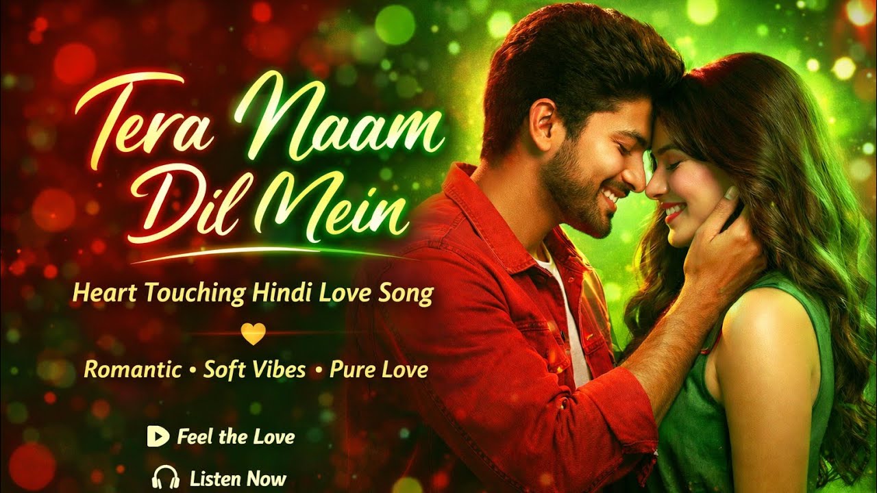 Tera Naam Dil Mein | Heart Touching Hindi Love Song | Romantic Soft Vibe Track