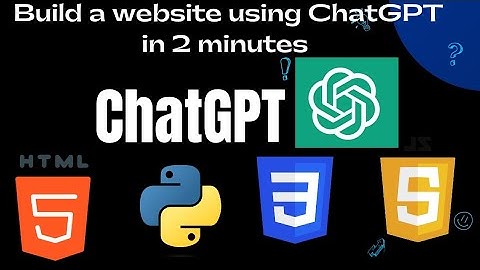 How to Build a Website in 2 Minutes With ChatGPT - #ChatGPT #openai #chatgpttomakemoney
