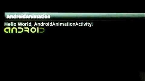 Create frame animation with AnimationDrawable