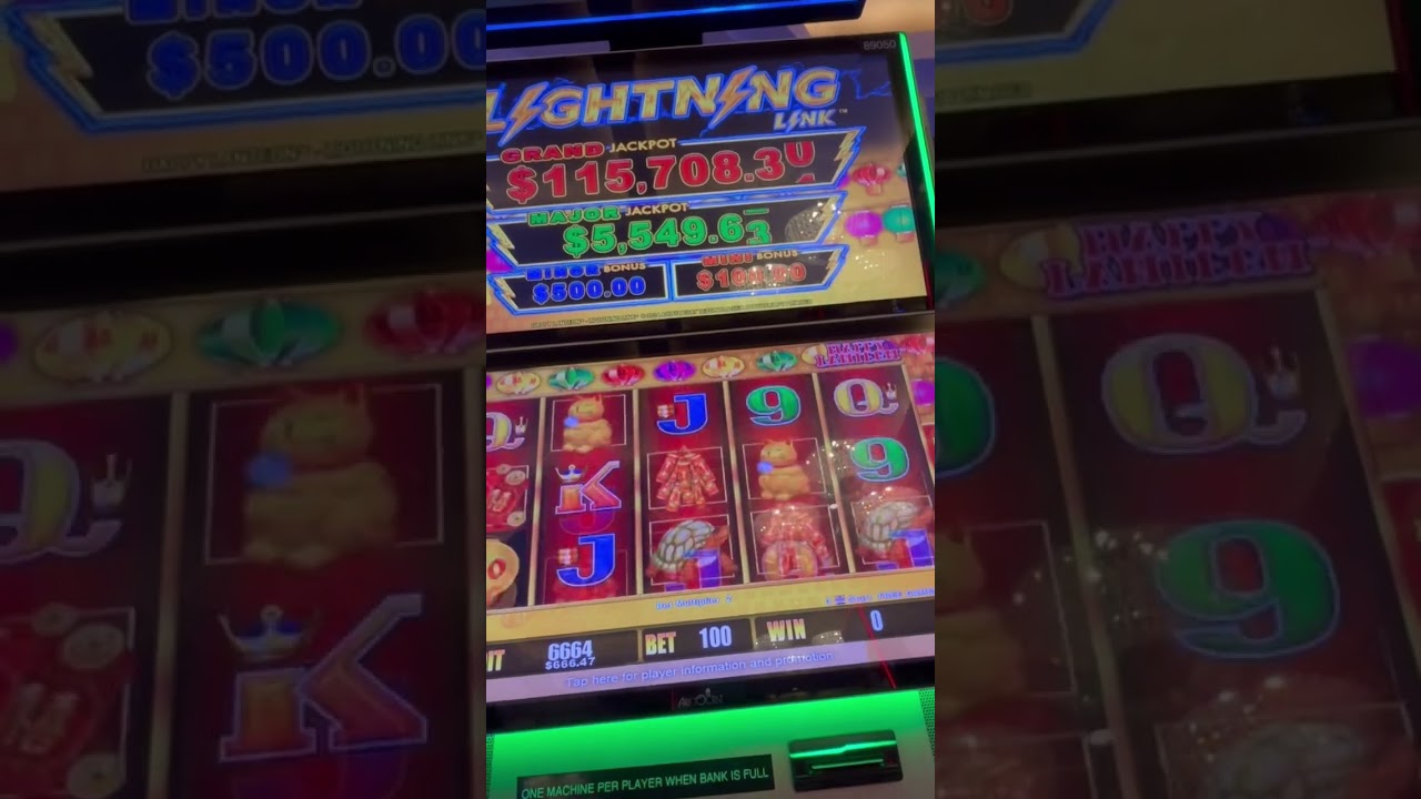 Winner on Happy Lanterns - Lightning Link in the High Limit room!  FUN at its best! Full session! 