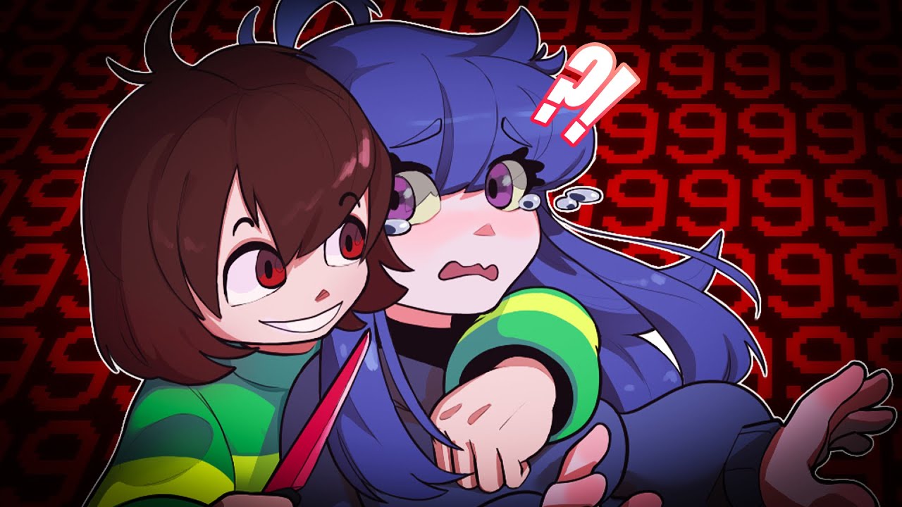 Animei a batalha da Chara VS Sans 🔪