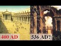 What was life like in the ancient city of rome after its fall in 476 ad