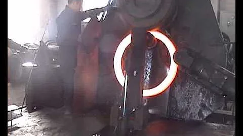 D51 1000 ring rolling machine making stainless steel flange