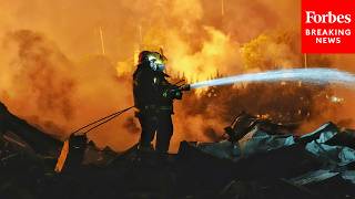 Emergency Crews Respond After Deadly Fireworks Factory Explosion In China