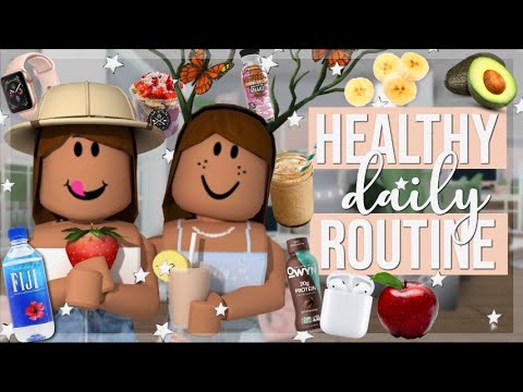 Healthy Daily Routine Walixia Roblox Bloxburg Roleplay - alixia roblox youtube