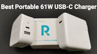 Best USB-C Fast Charger, RAVPower 61W PD Type C PD 3.0 Power Adapter (Macbook,Switch,Pixel,IPhone X)
