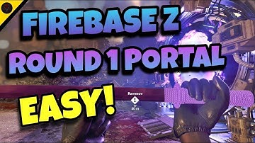 Cold war zombies FIREBASE Z teleporter round 1 no Doors (full guide)