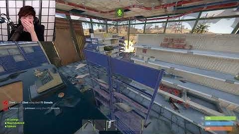 Sykkuno Unintentionally Kills Pokimane [RUST] (CLIP)